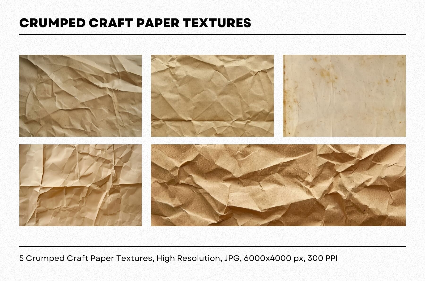 16 Crumpled Paper Textures 3