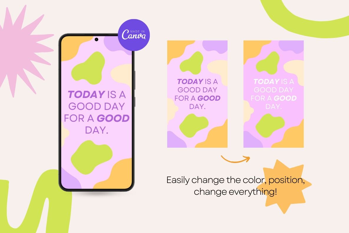 Bright   Bold Instagram Canva Templates 4