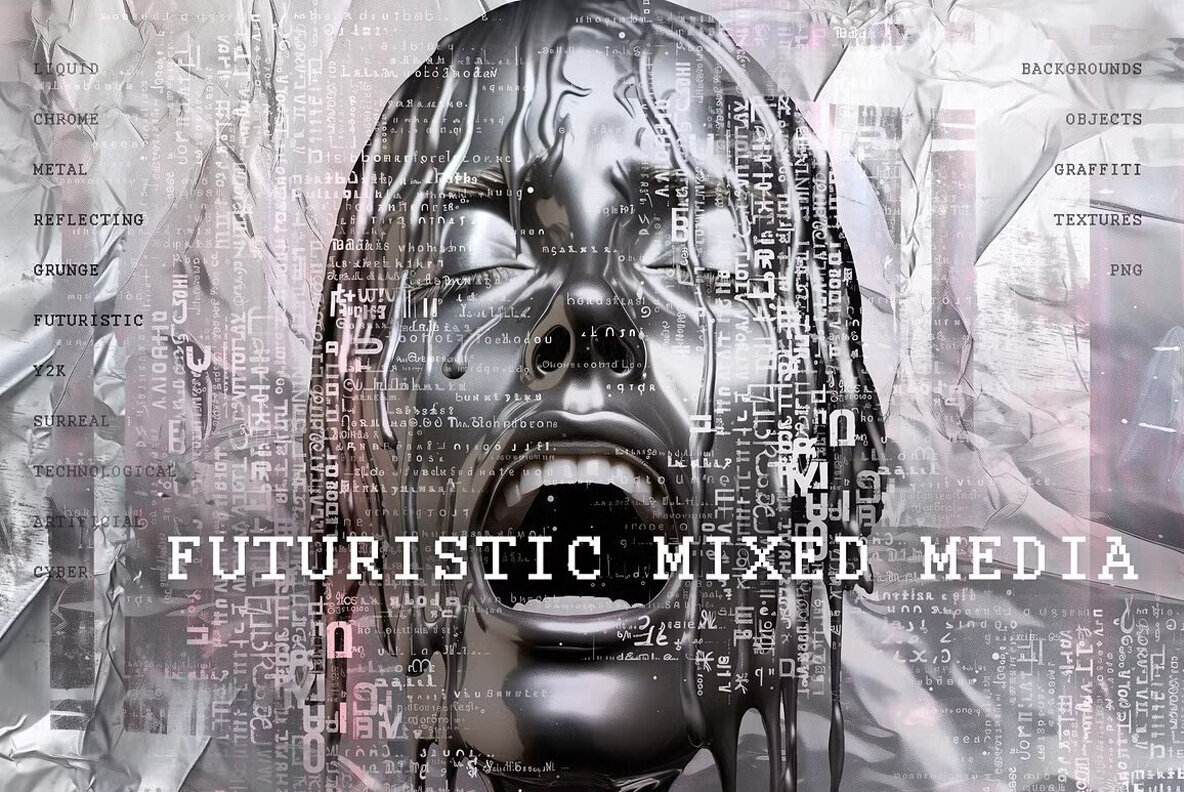 Futuristic Mixed Media 1