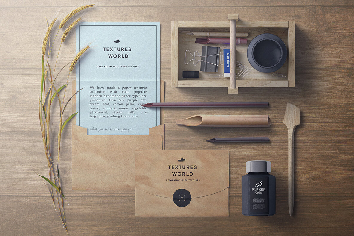 40 Light Color Rice Paper Textures 4