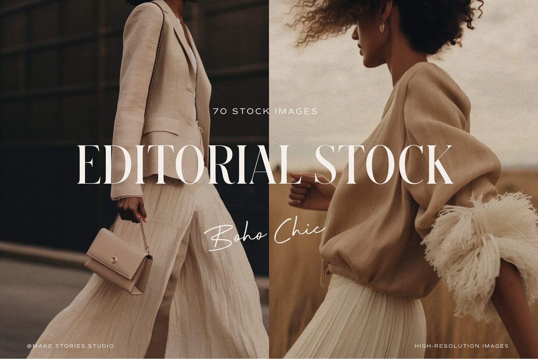 Editorial Fashion Stock Image Collection 1