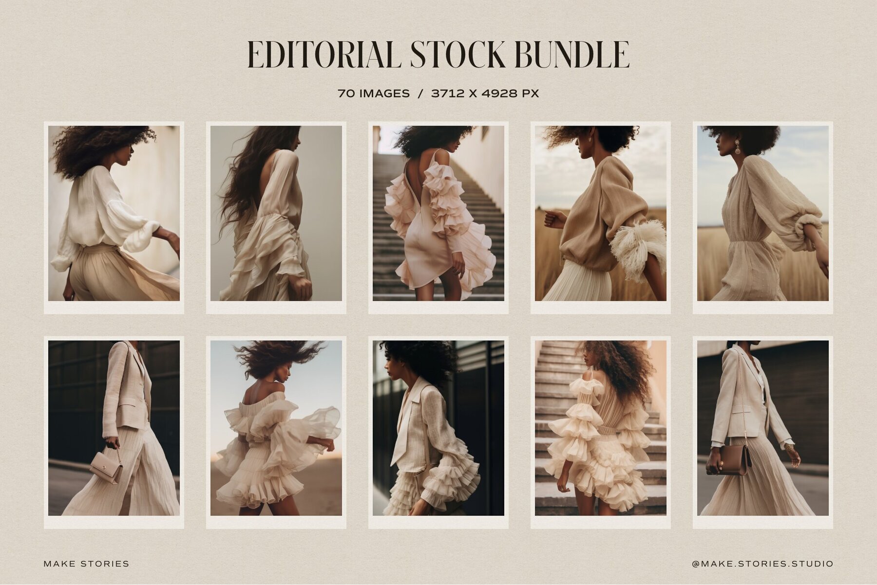 Editorial Fashion Stock Image Collection 3