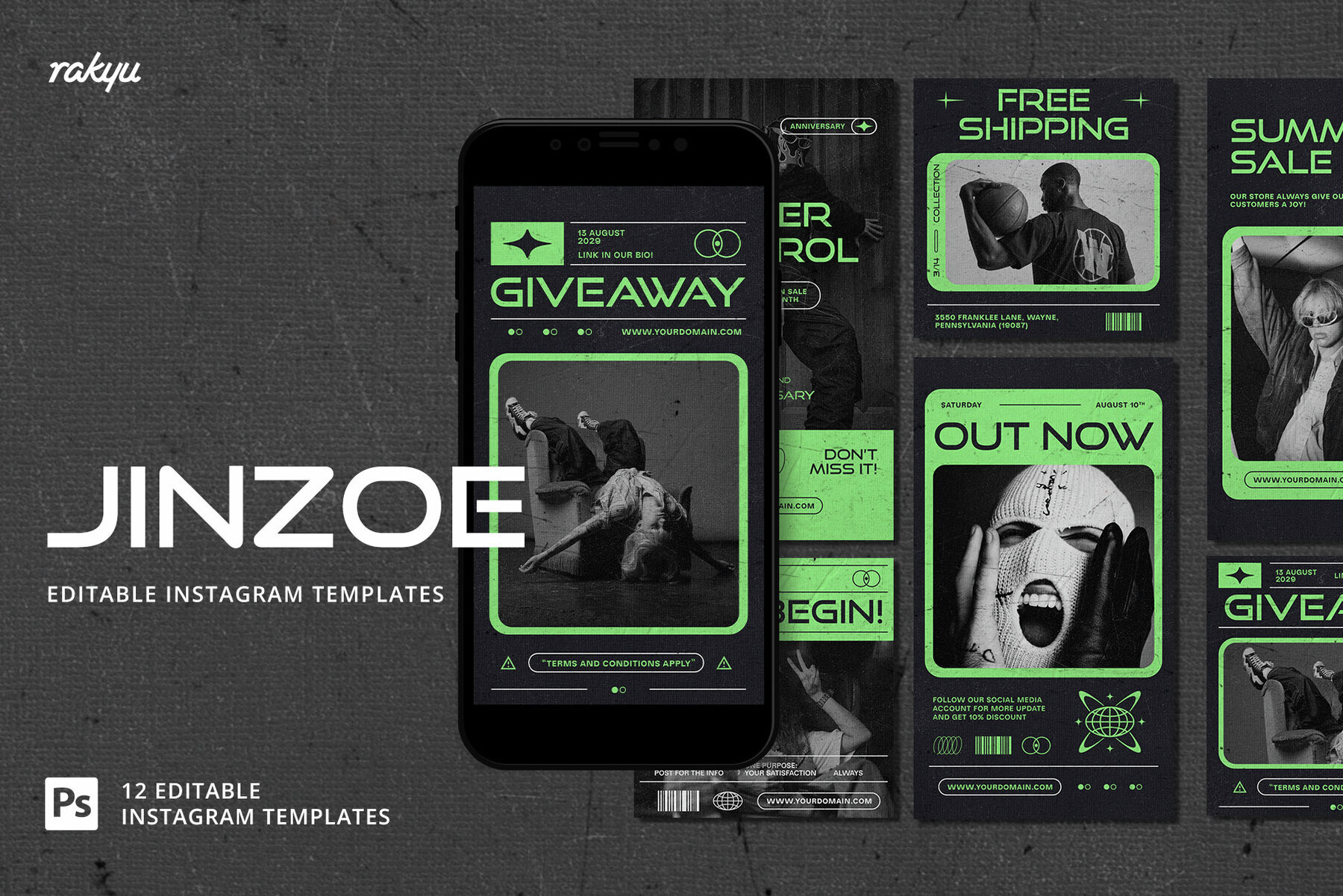 Jinzoe   Instagram Templates 1