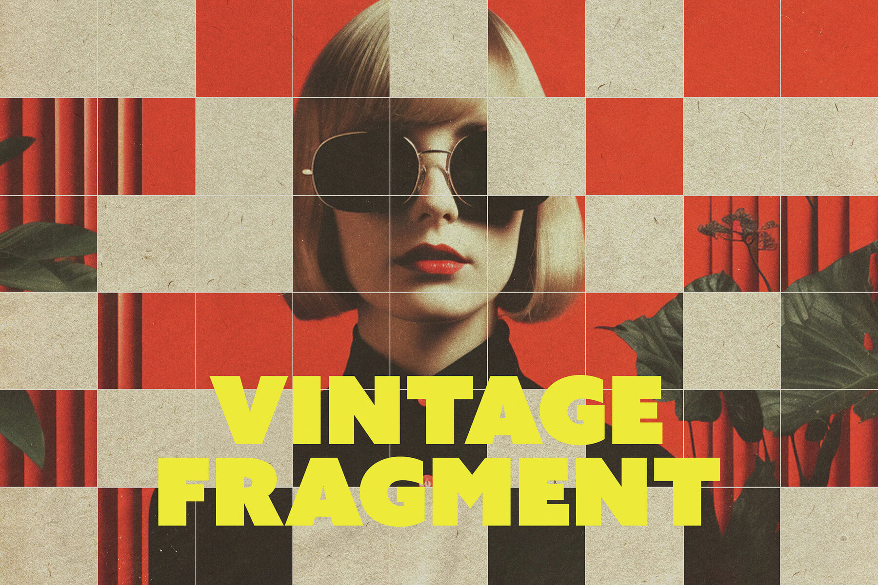 Vintage Fragments Photo Effect 1