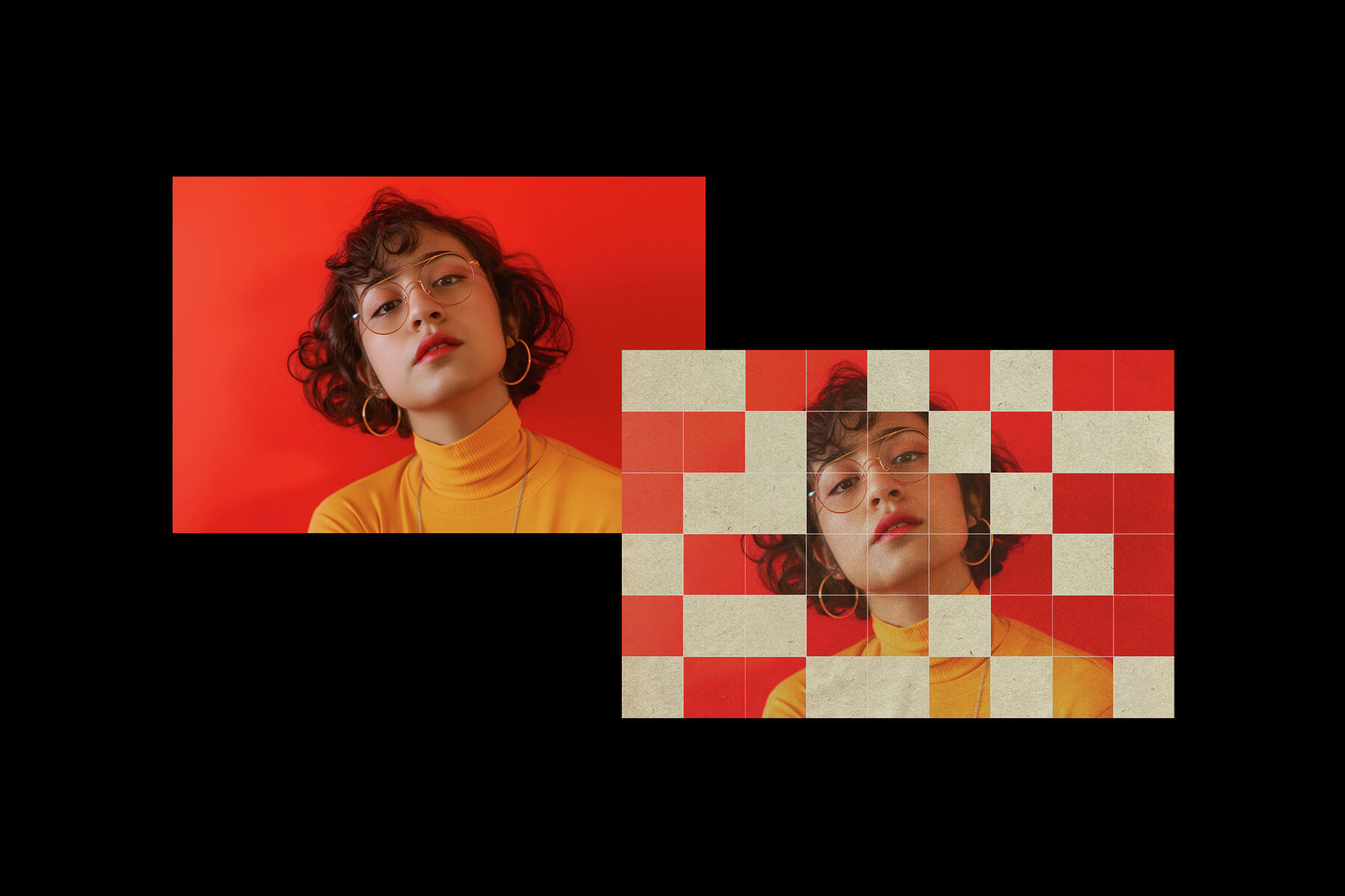 Vintage Fragments Photo Effect 6