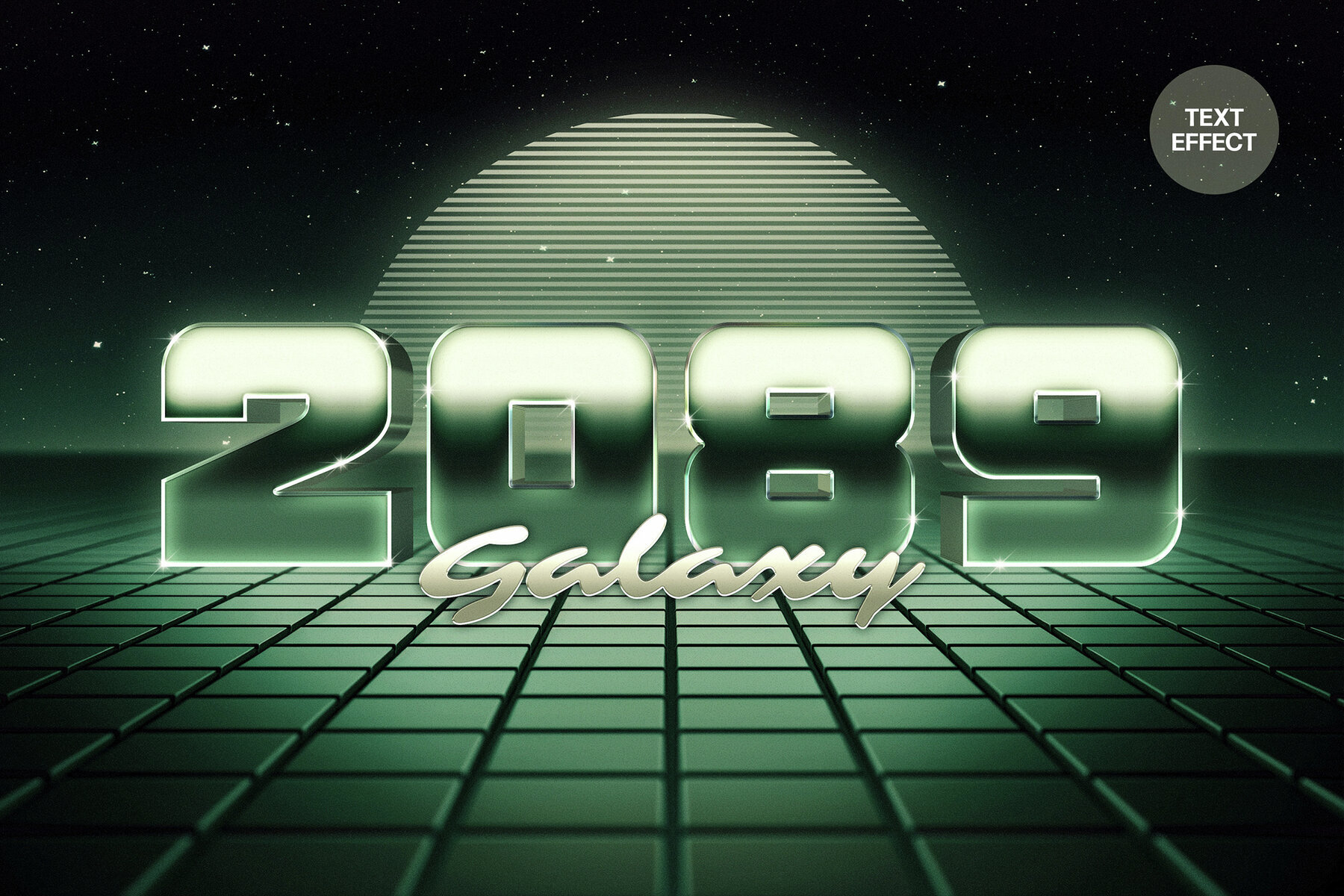 Retrowave Galaxy Text Effect 1