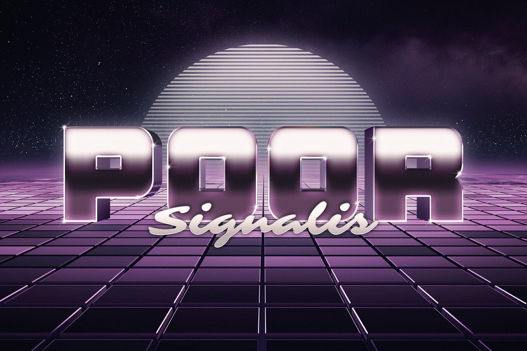 Retrowave Galaxy Text Effect 2