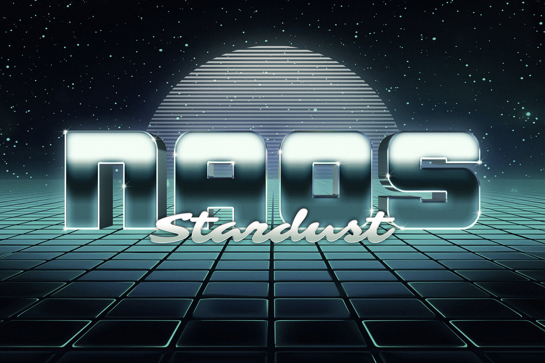 Retrowave Galaxy Text Effect 3