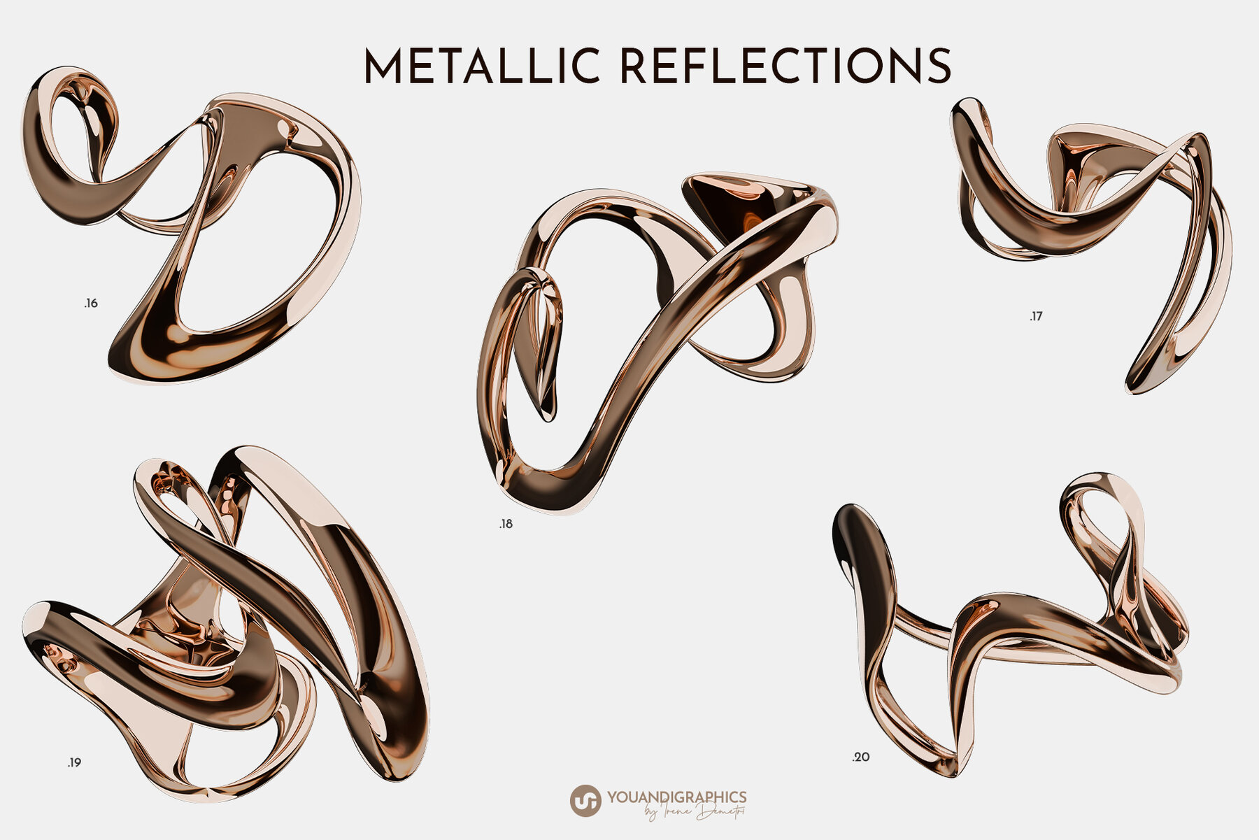 Metallic Elements   Backgrounds 17