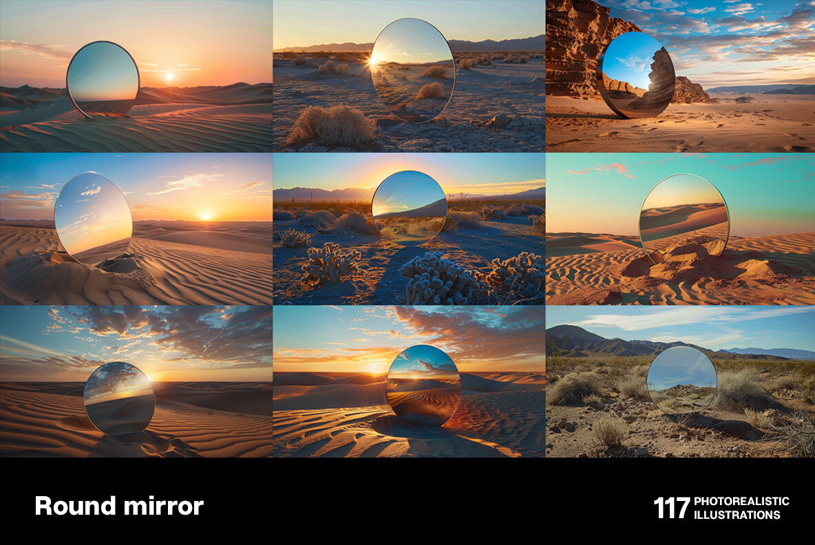 Round mirrors 3