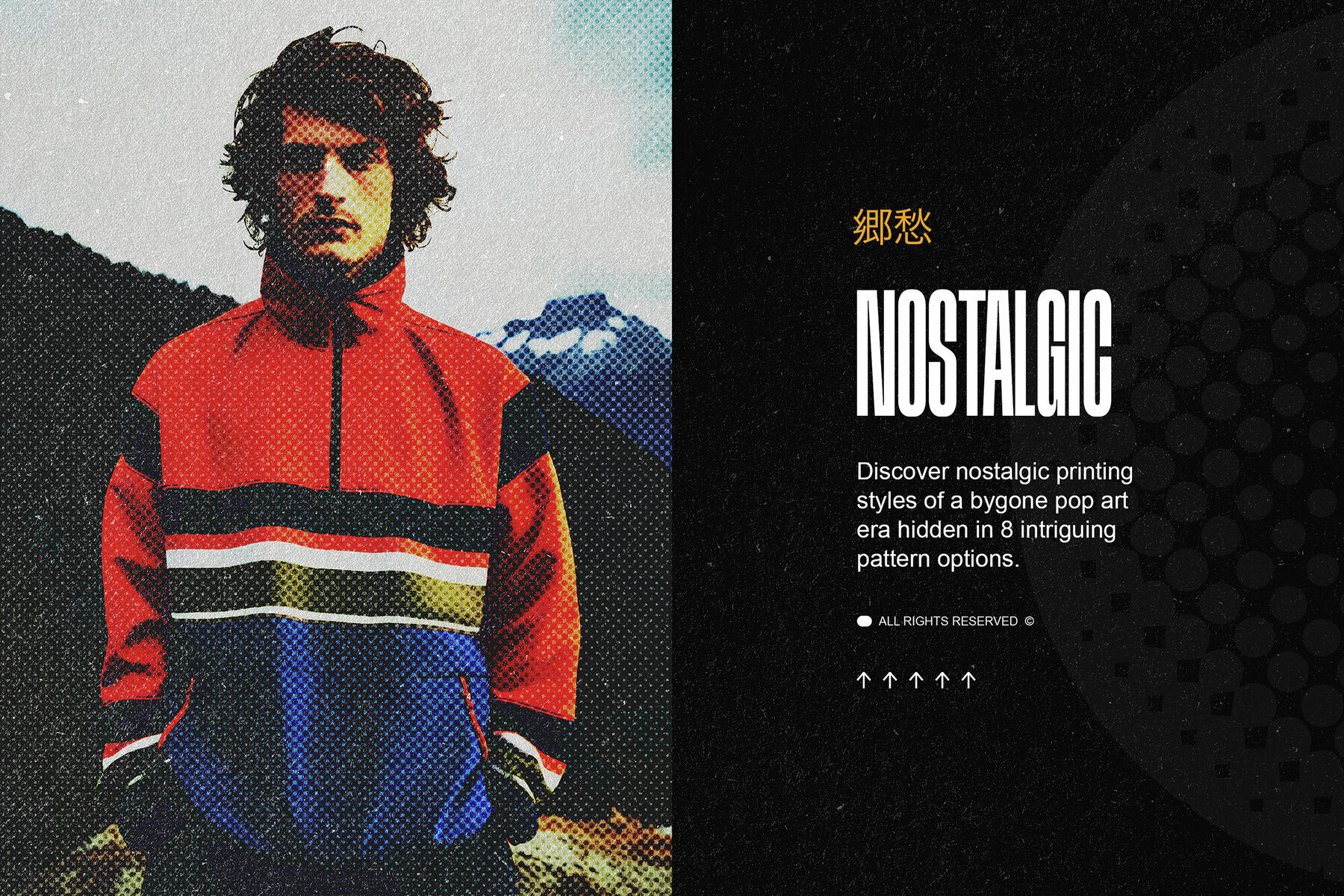 Vintage Halftone Photo Effect 2