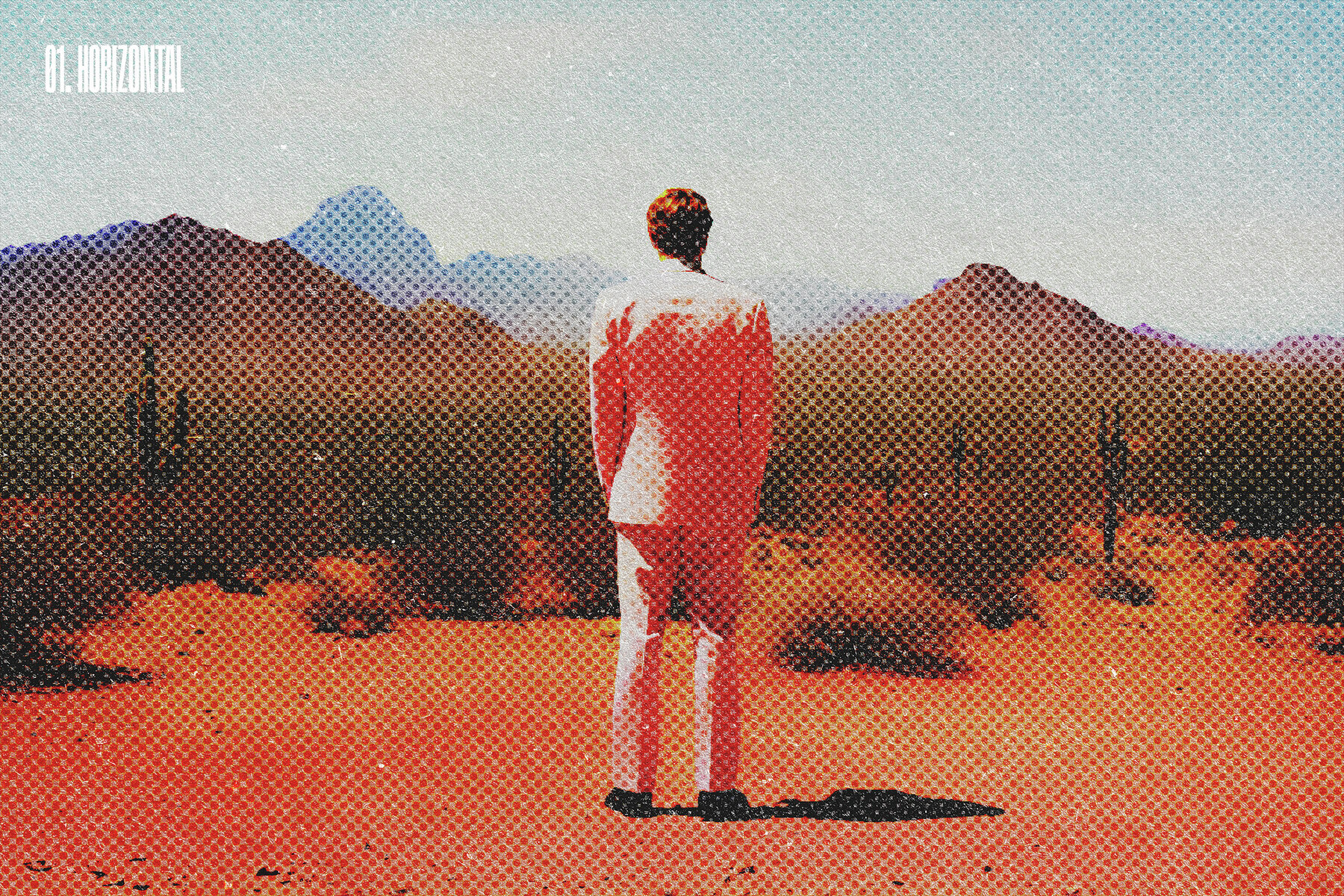 Vintage Halftone Photo Effect 4