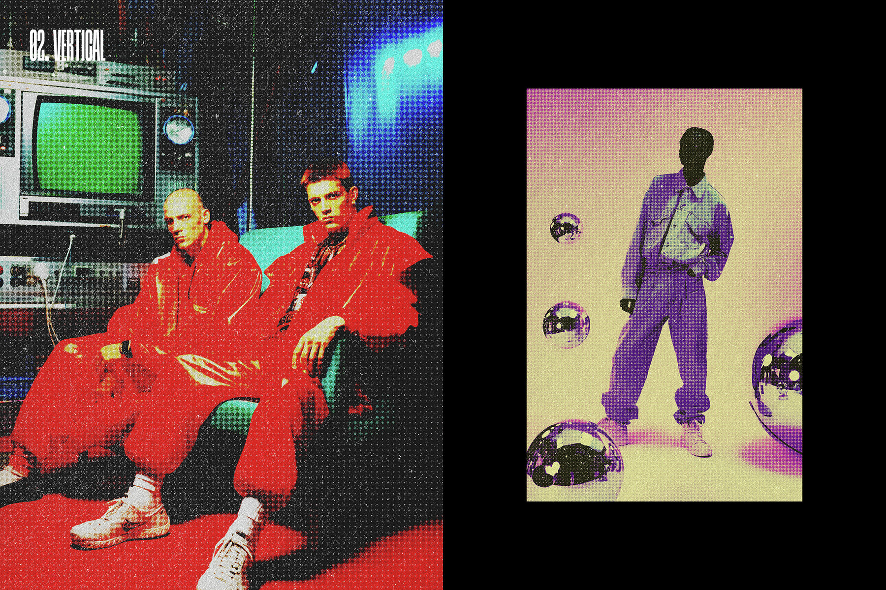 Vintage Halftone Photo Effect 7