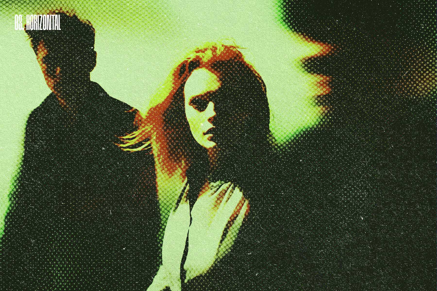 Vintage Halftone Photo Effect 8