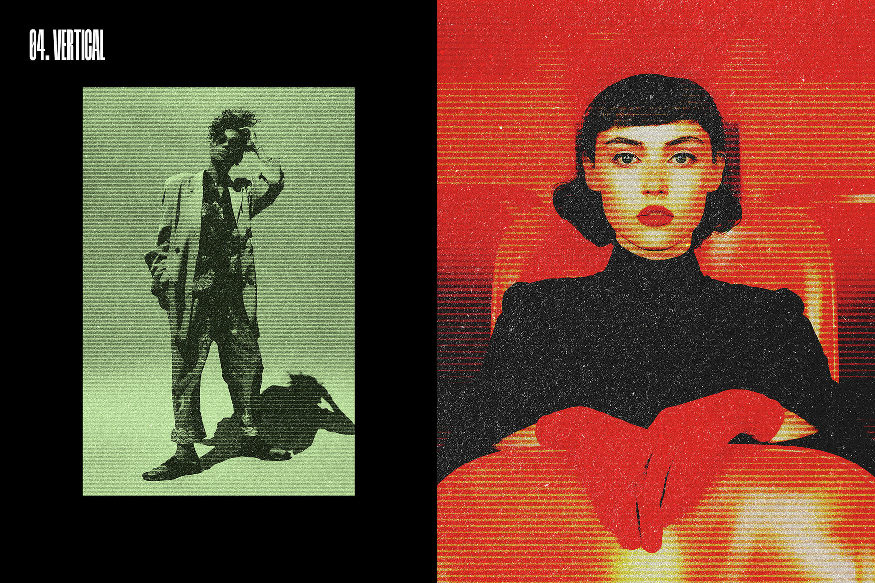 Vintage Halftone Photo Effect 11