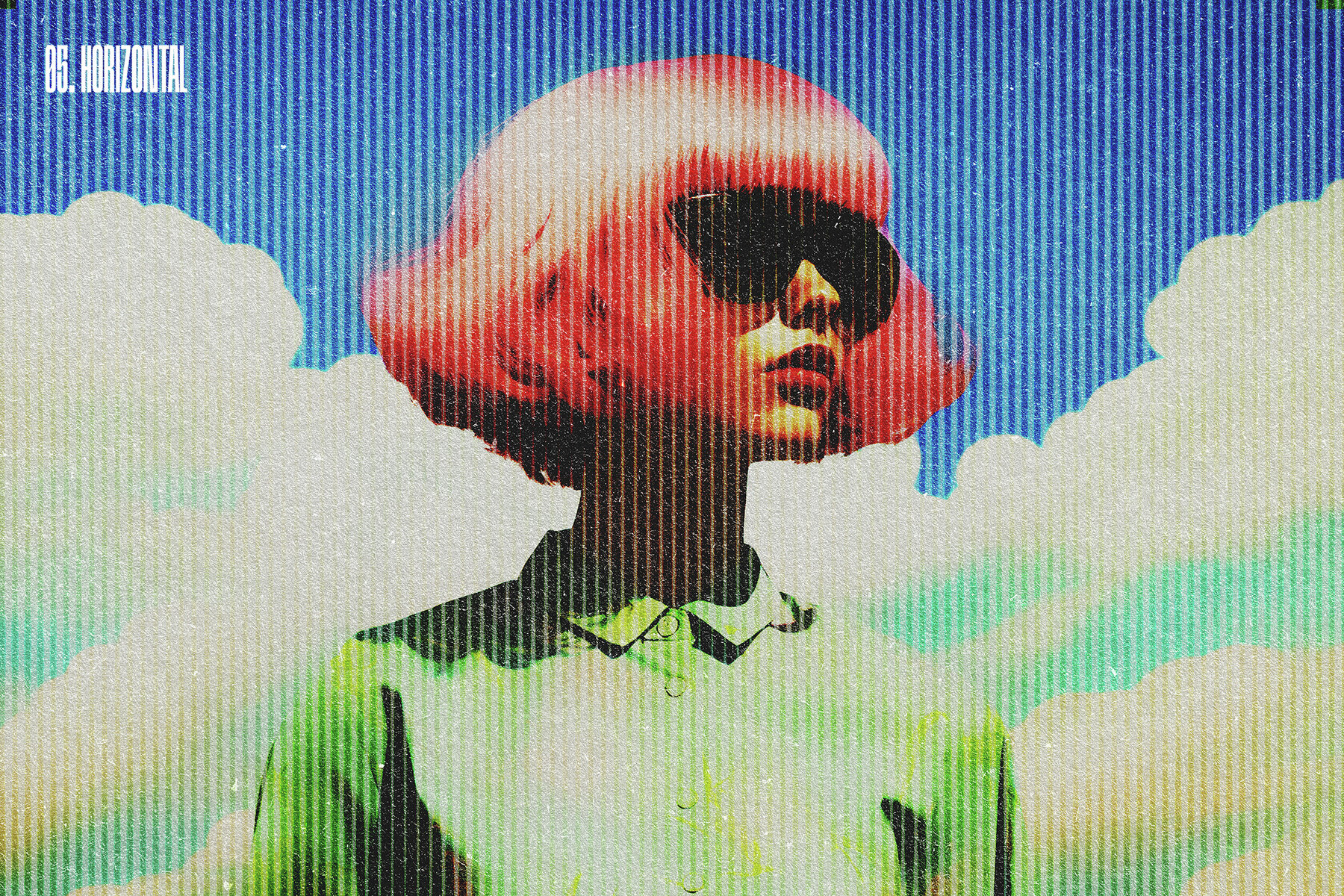 Vintage Halftone Photo Effect 12