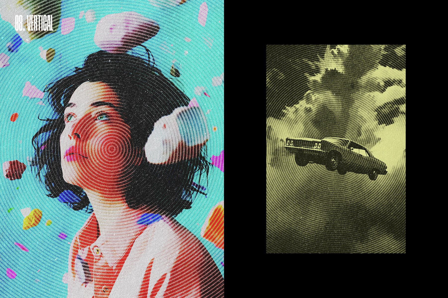 Vintage Halftone Photo Effect 19