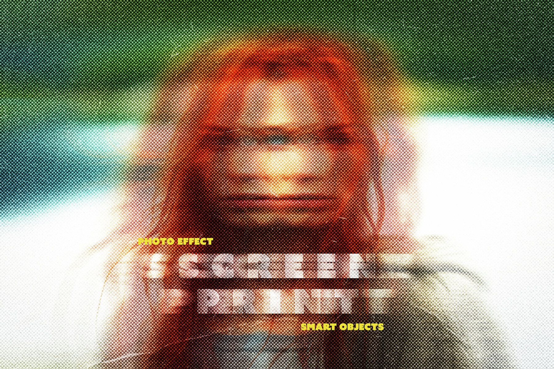 Screen Print Photo Effect 1