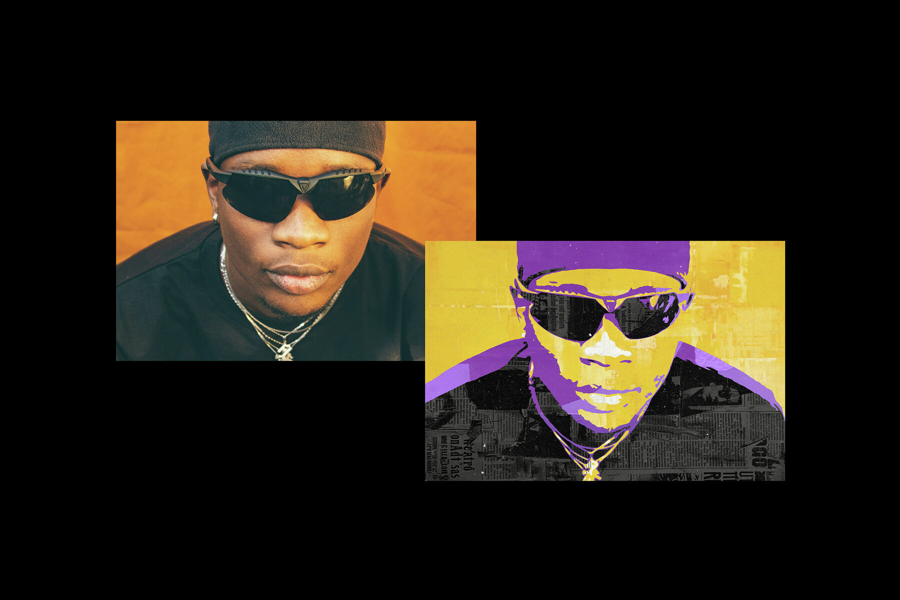 Papier Mache Collage Photo Effect 2