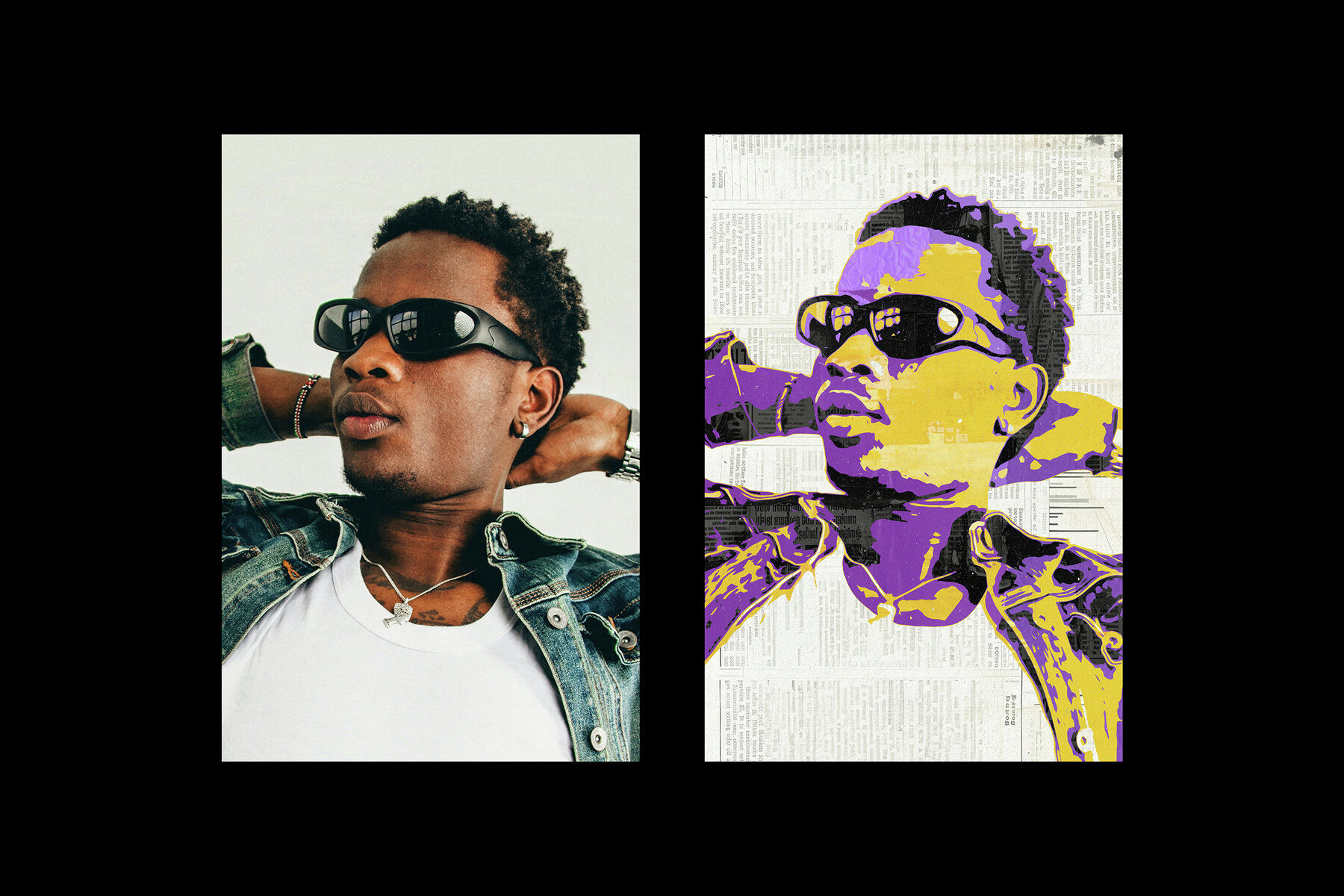 Papier Mache Collage Photo Effect 4