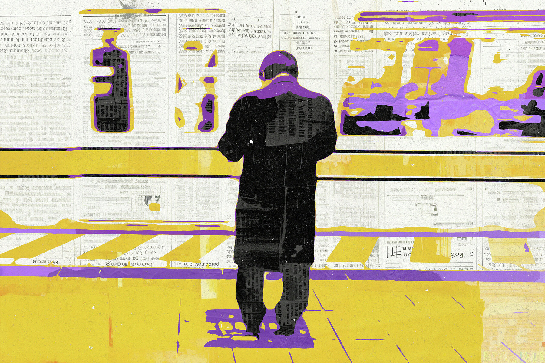 Papier Mache Collage Photo Effect 7