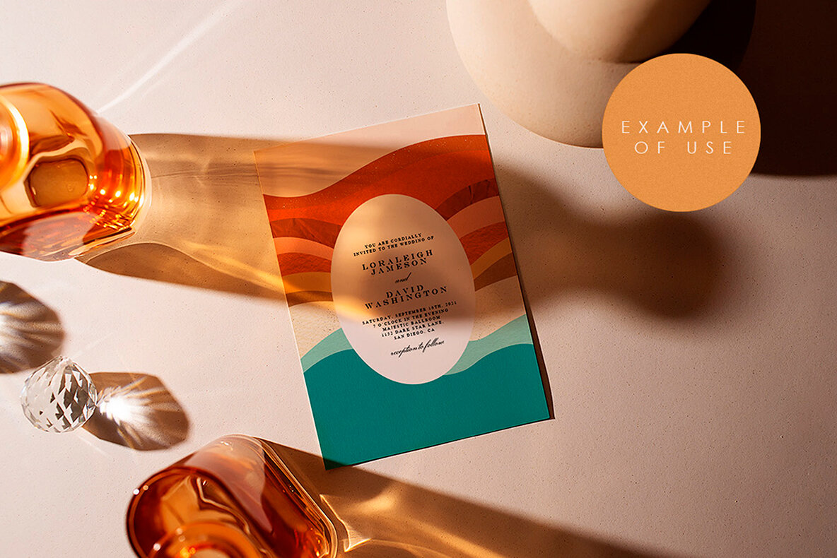 Retro Vibes Abstract Paper 6