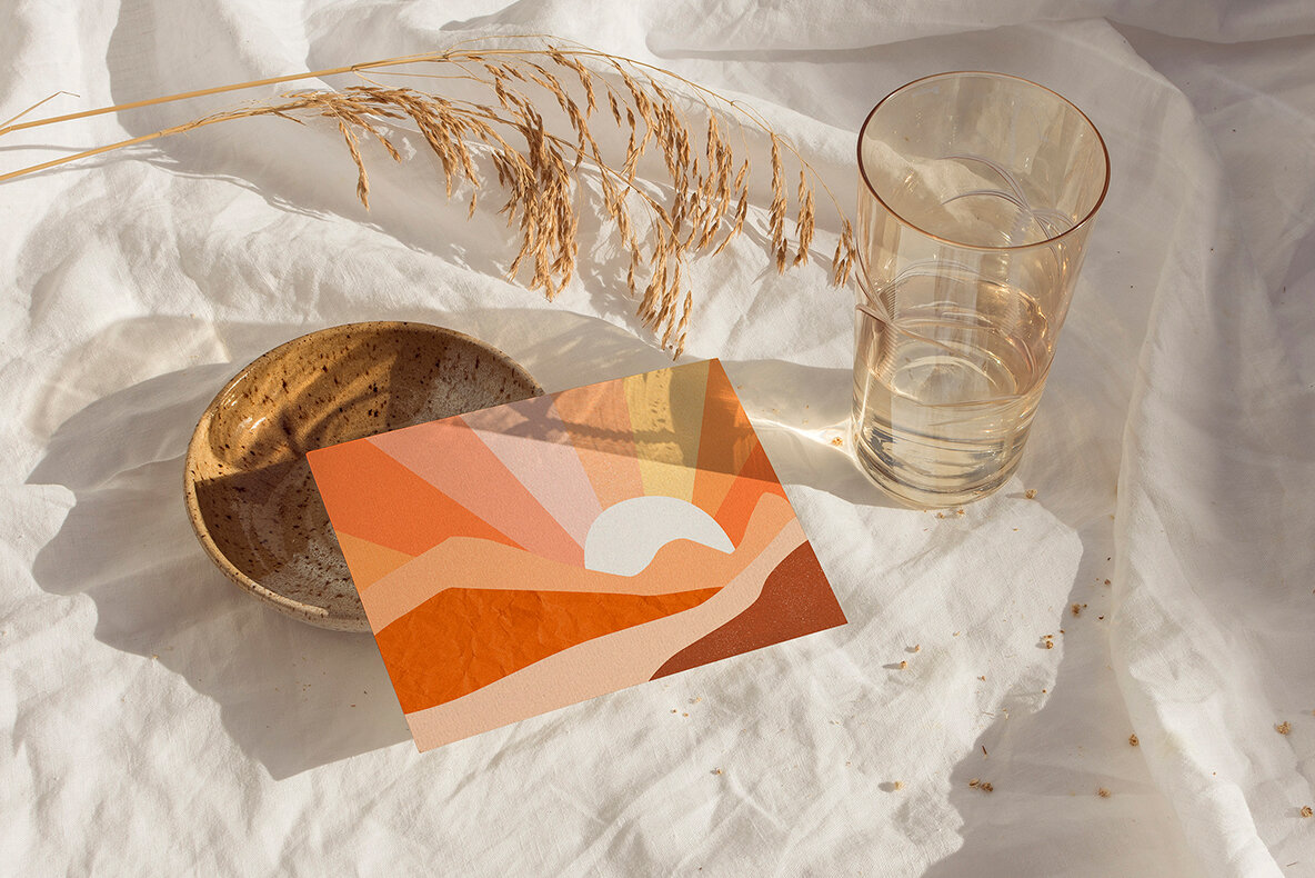 Retro Vibes Abstract Paper 9