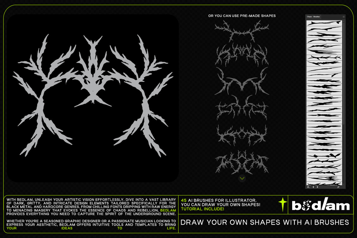 Bedlam   Vector Shapes and Brushes 5