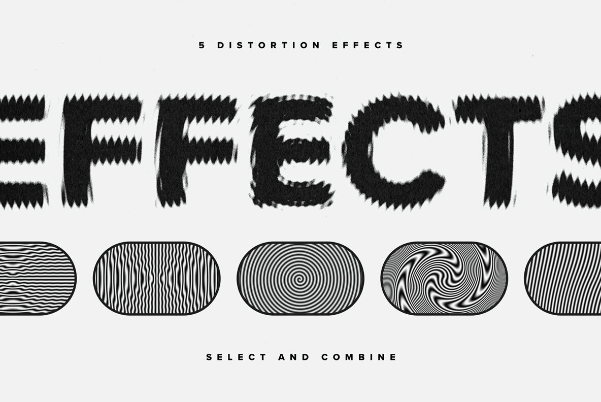 Hypnotic Distortion Text Effects 2