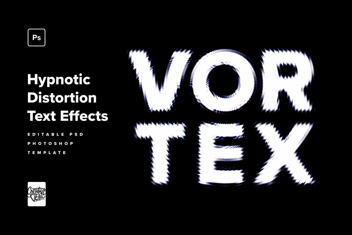 Hypnotic Distortion Text Effects 3