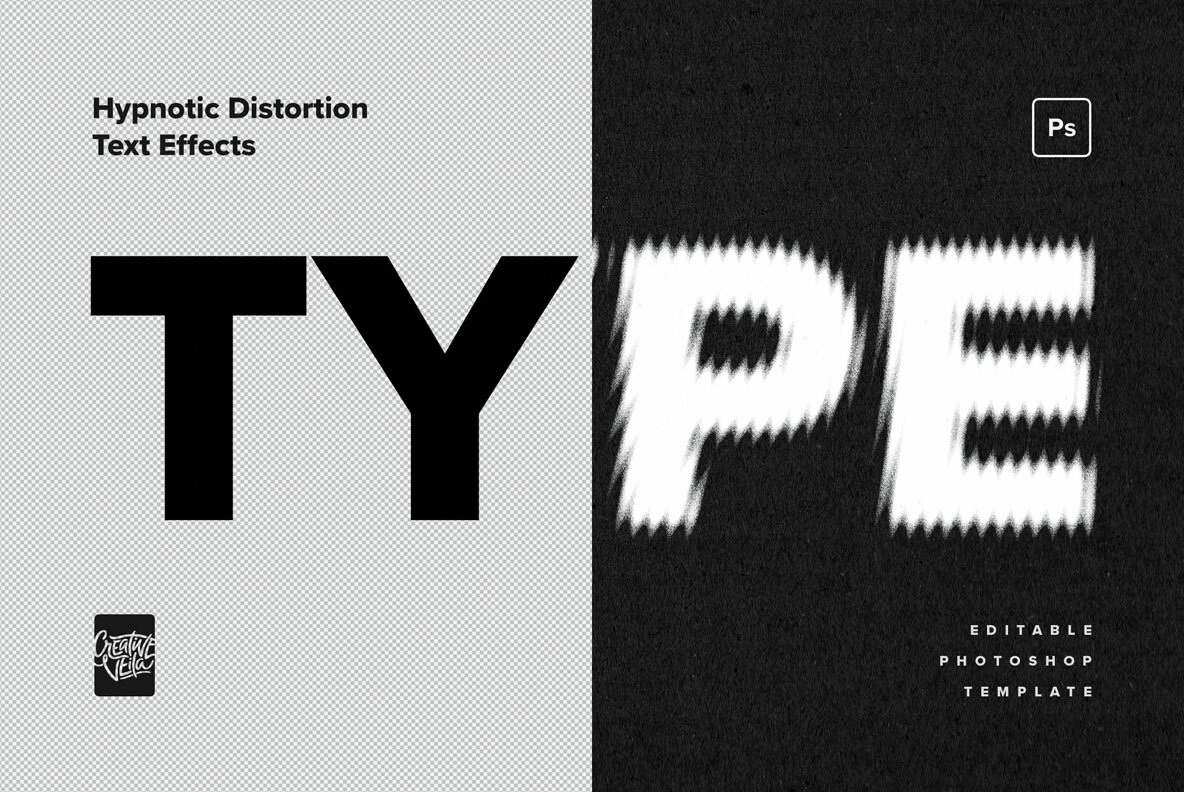 Hypnotic Distortion Text Effects 4