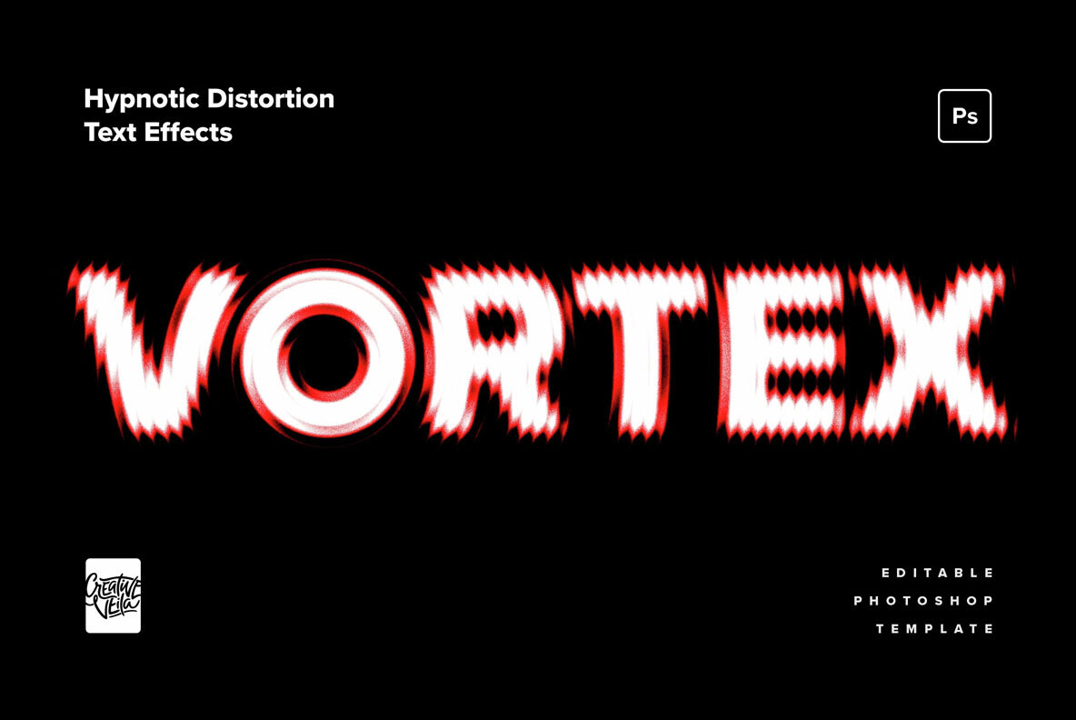 Hypnotic Distortion Text Effects 6