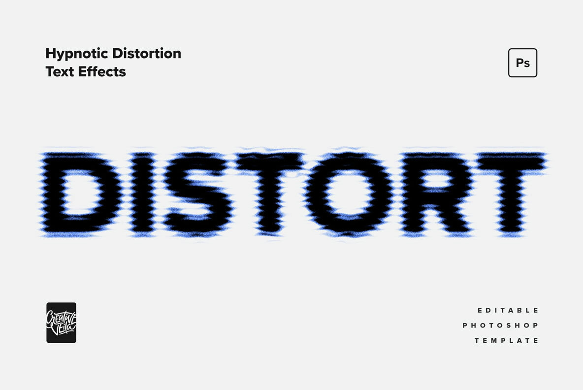 Hypnotic Distortion Text Effects 8