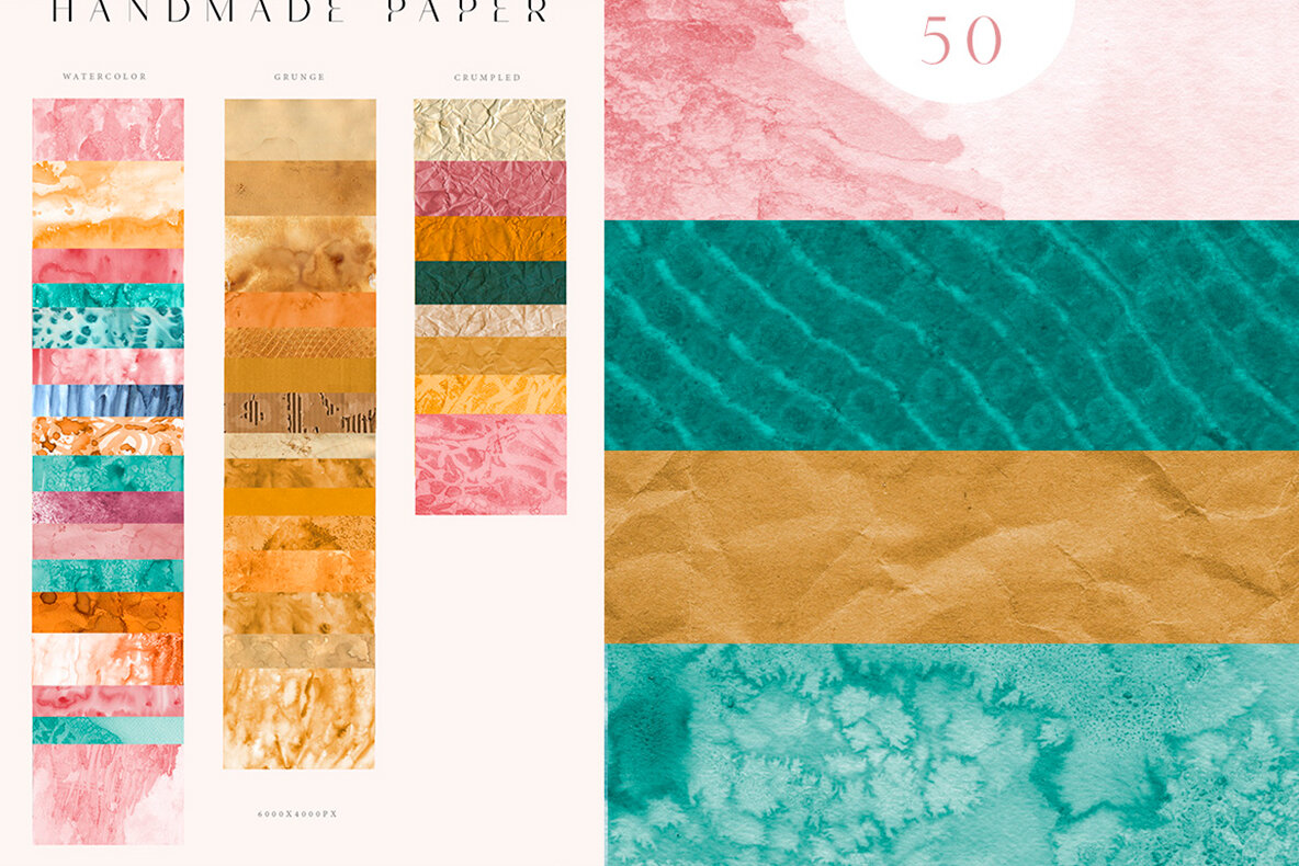 Abstract Landscape Collage Shapes 8