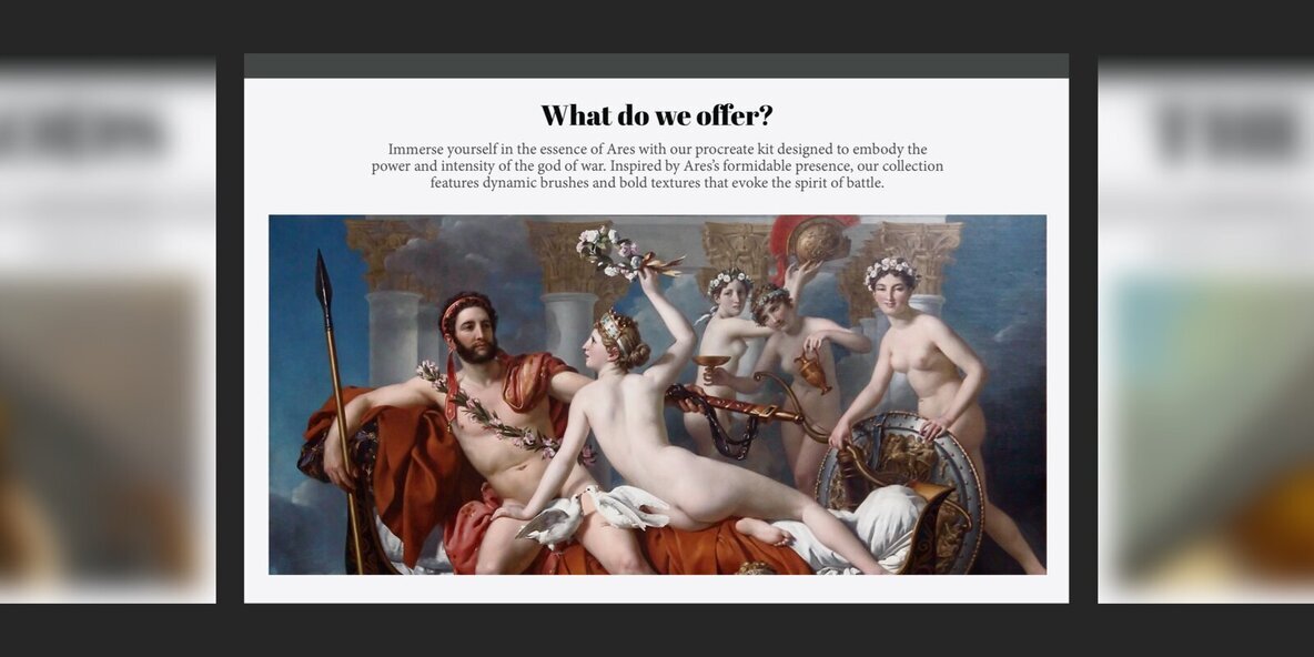 Ares God of War Procreate Kit 3