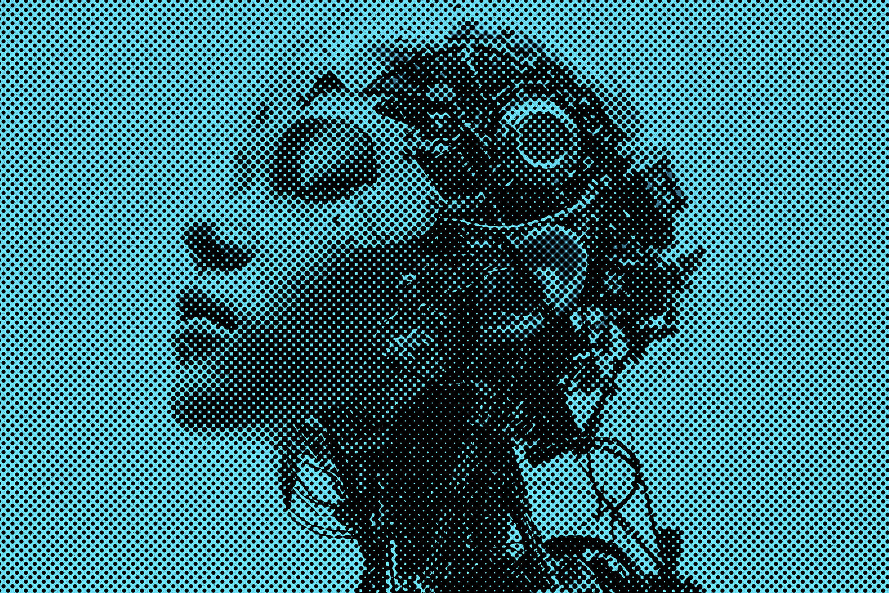 Bright Classic Halftone Photo Effect 2