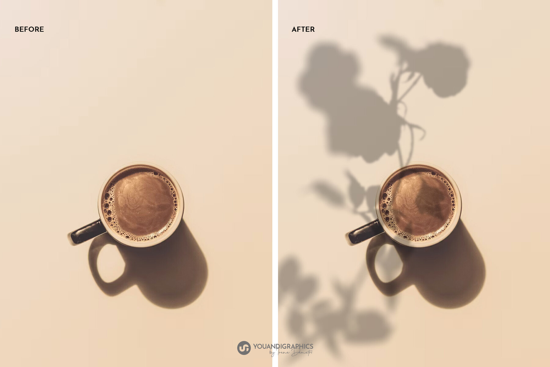 Floral Shadows Overlays 3