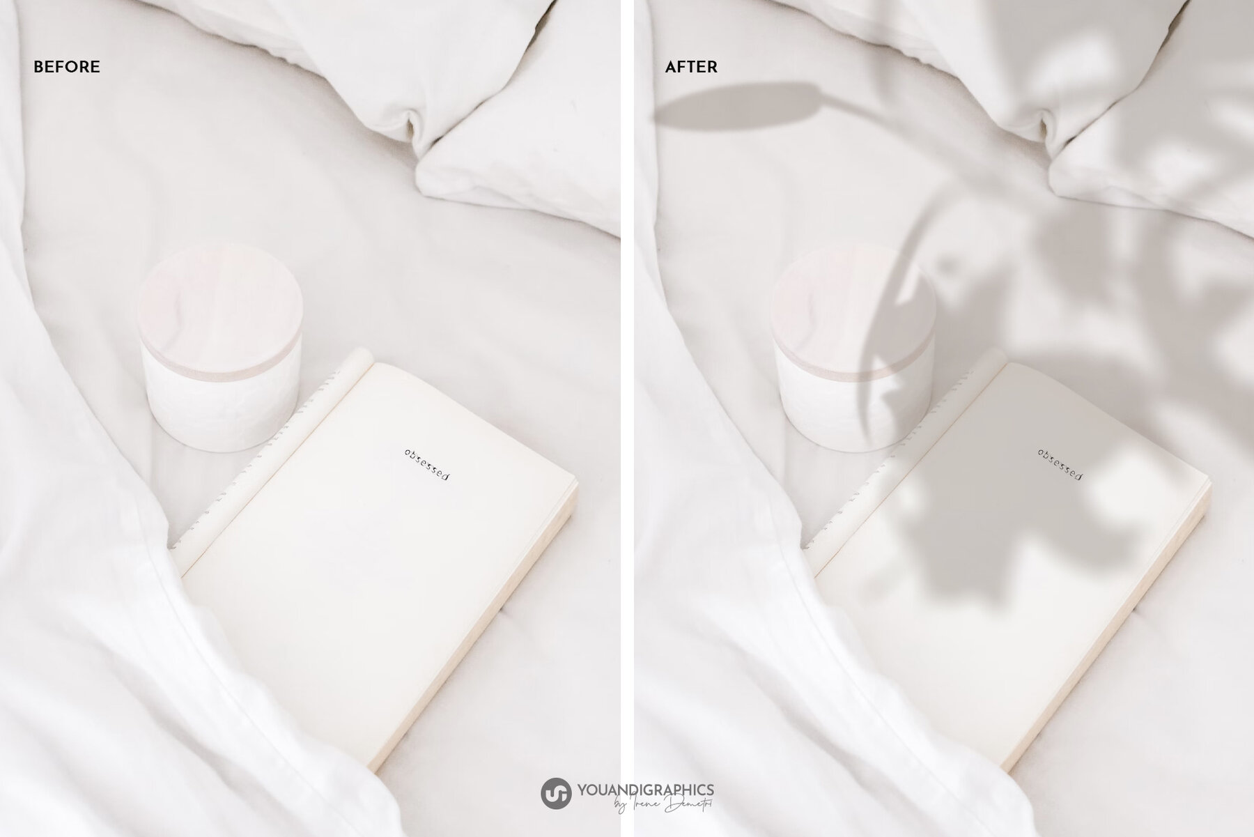 Floral Shadows Overlays 4