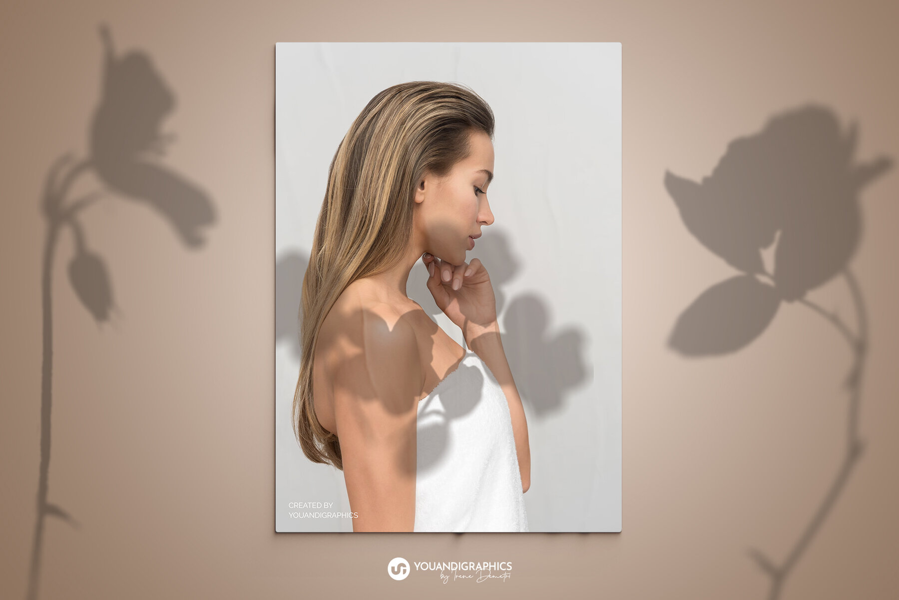 Floral Shadows Overlays 9
