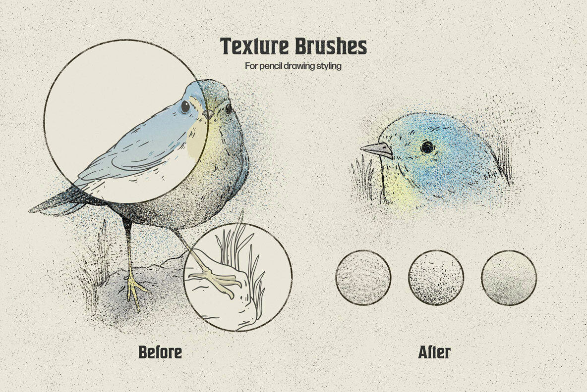 Texture DJ Brushes for Procreate 10