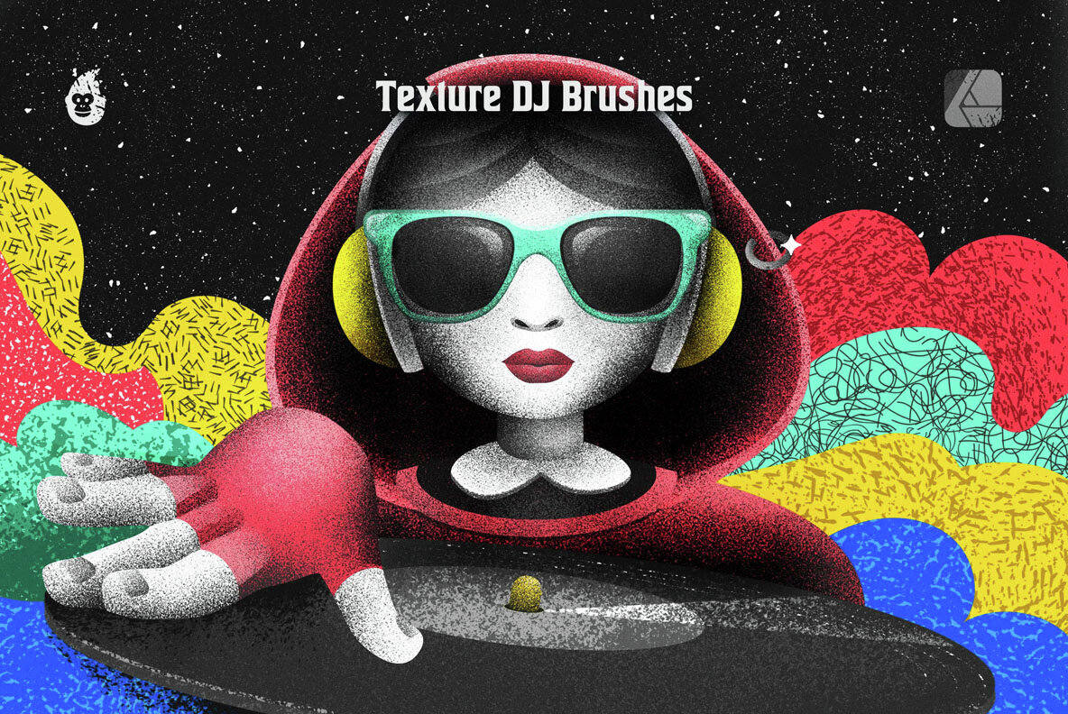 Texture DJ Brushes for Affinity 1