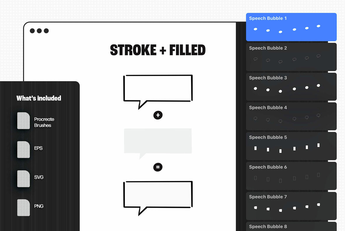 Manga Creator Brushes for Procreate 8