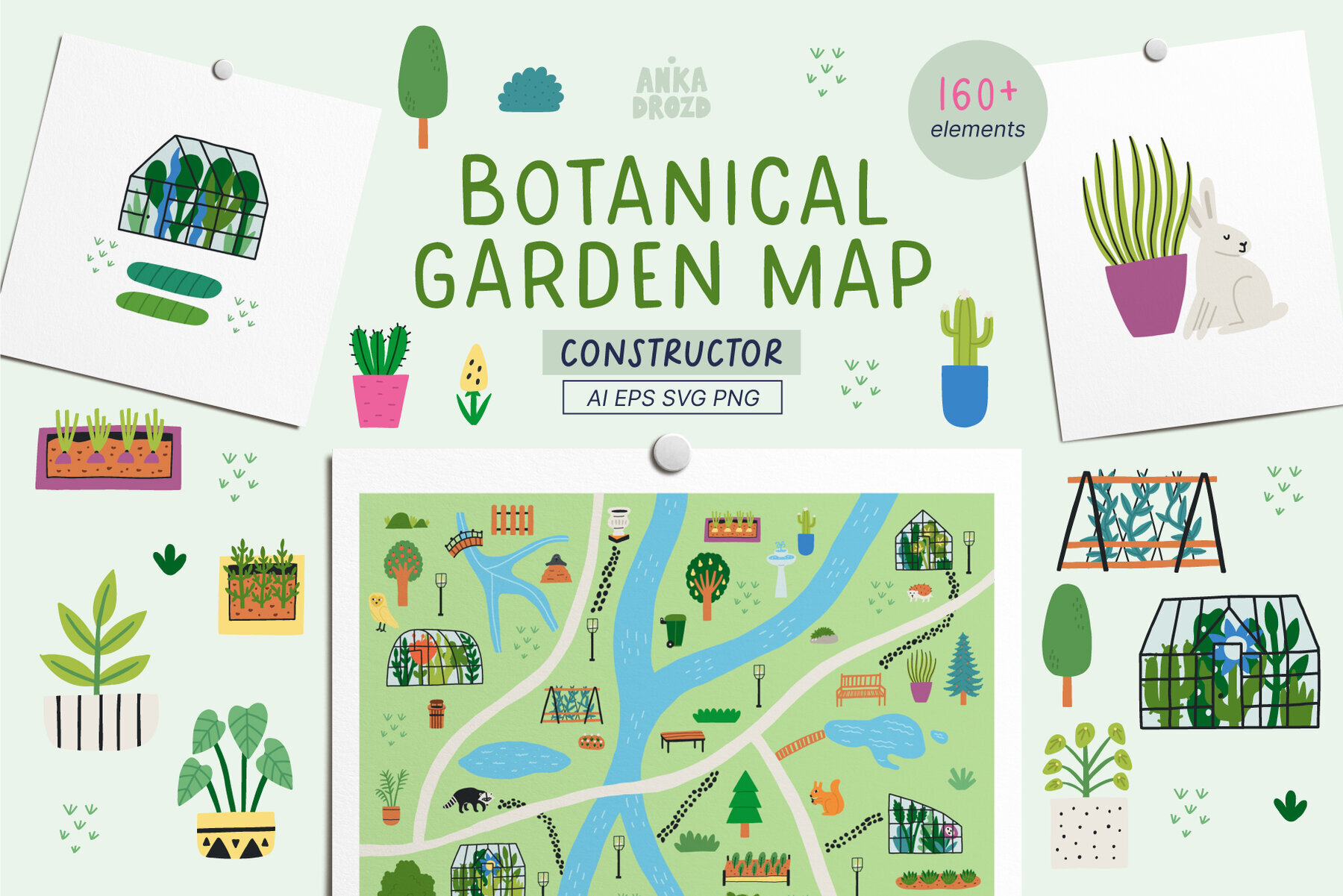 Botanical Garden Map 1