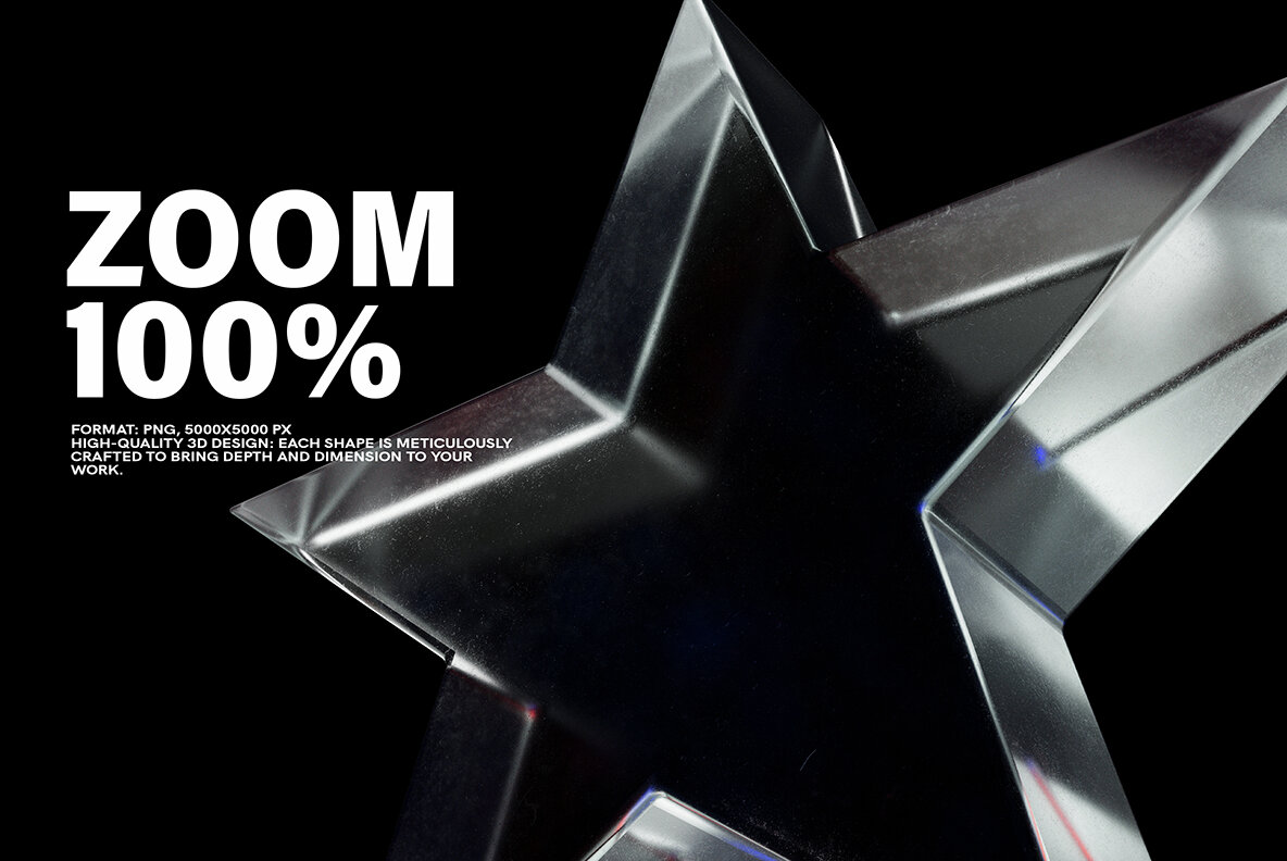 58 3D Glass Shapes 4