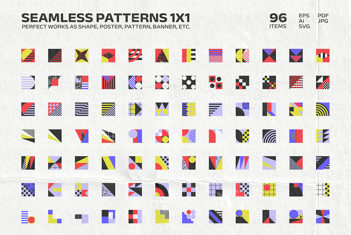 318 Shapes Patterns Posters Part 1 2