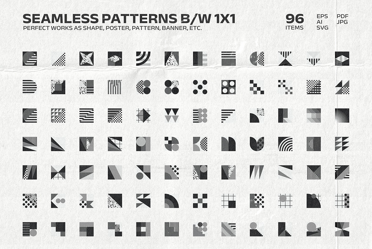 318 Shapes Patterns Posters Part 1 4