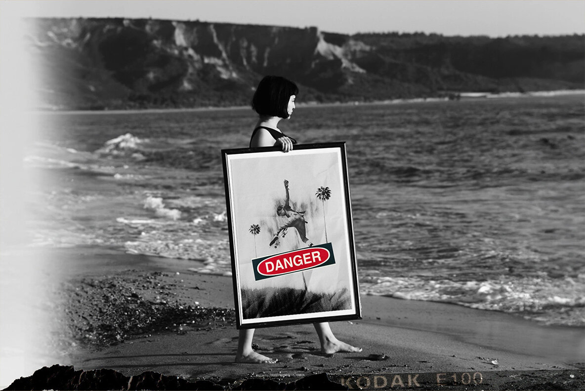 California Vibes Mixed Media Collage Set 9