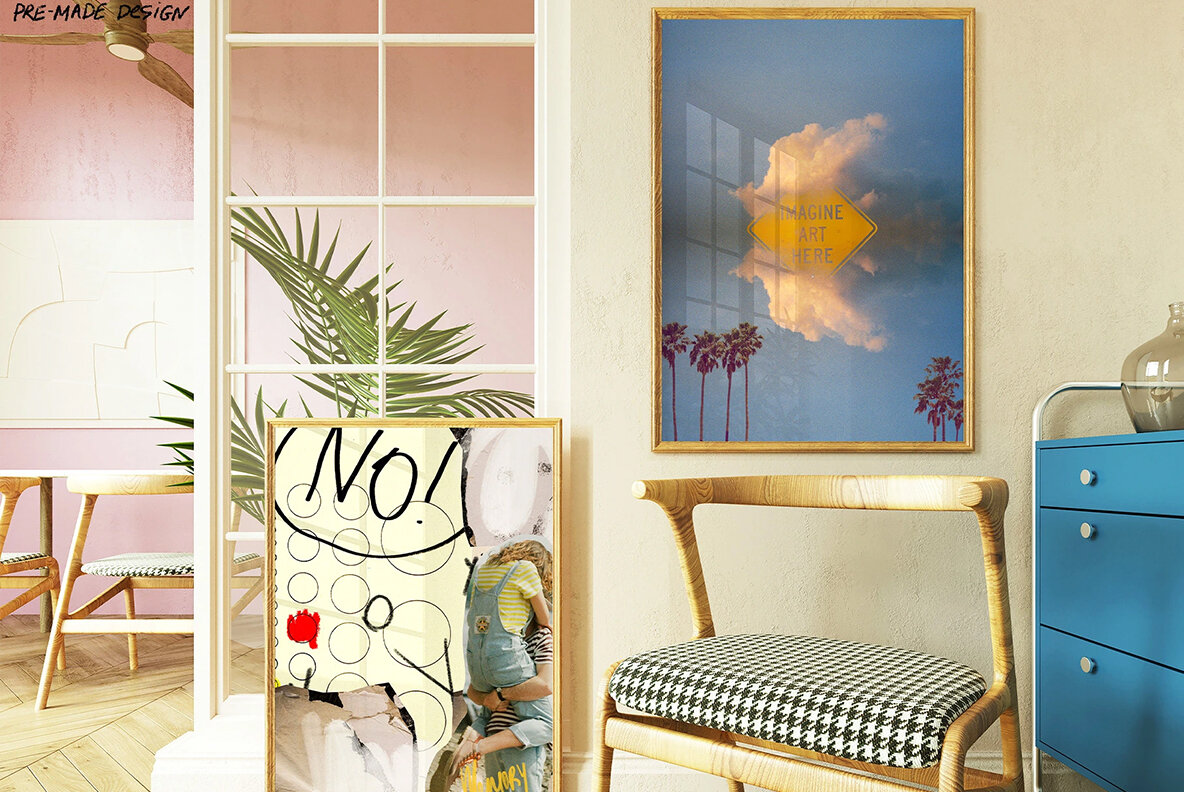 California Vibes Mixed Media Collage Set 10