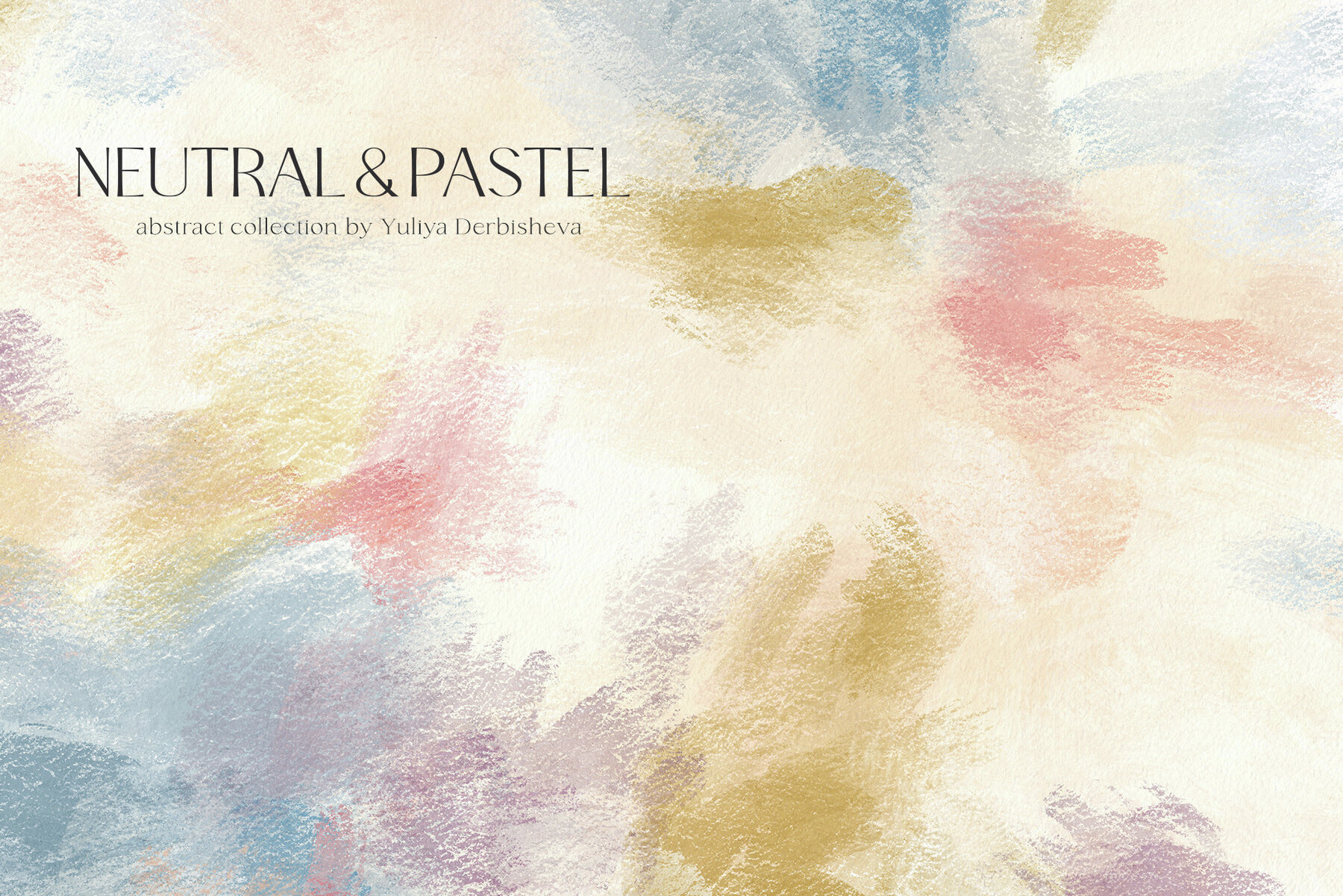 Neutral pastel background texture abstract flowers design 11