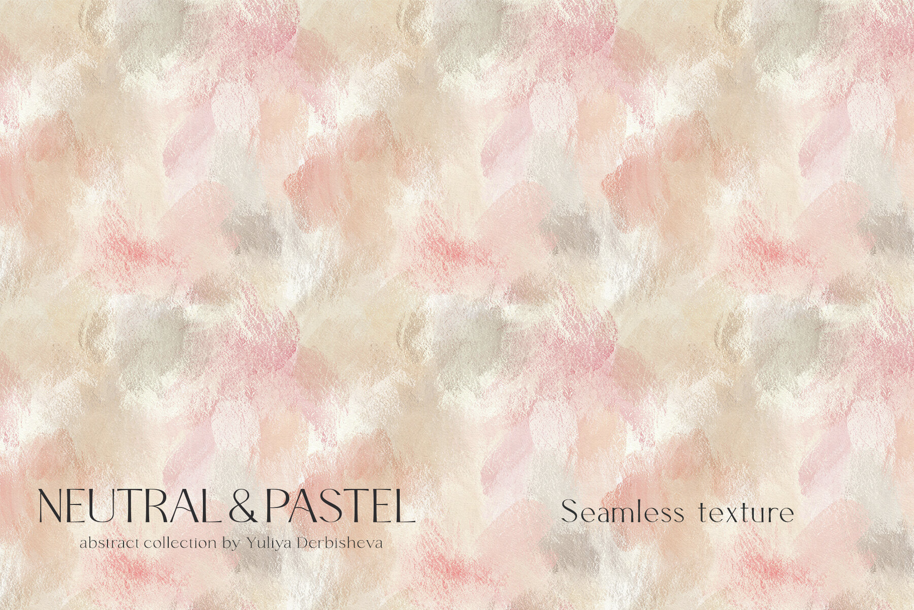 Neutral pastel background texture abstract flowers design 13